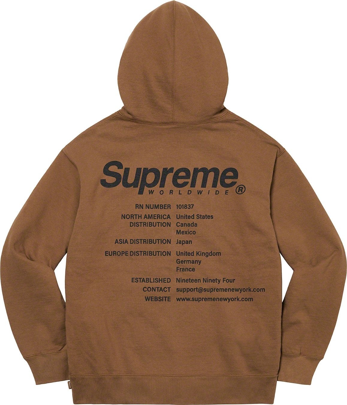 Worldwide Hooded Sweatshirt view 3